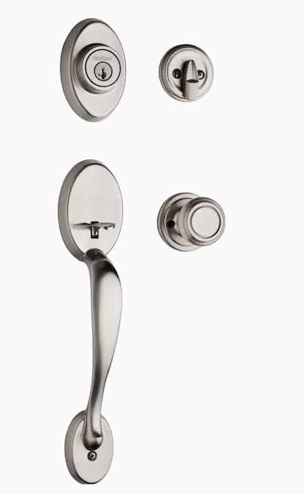Conjunto de seguros para puerta. Marca Kwikset