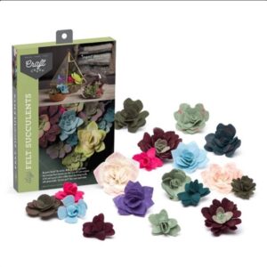 Kit de manualidades de fieltro para jardín marca Art Crush