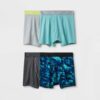 4 boxers para niño talla S (6/7) marca All In Motion
