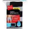 Paquete de 4 boxers para caballero Talla L. Marca Hanes