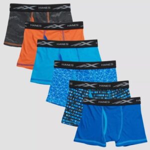 Alternative view of Paquete de 6 boxers para niño Talla L. Marca Hanes