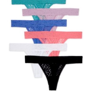 Alternative view of Paquete de 5 calzones corte thong para dama Talla XXL/9. Marca Secret Treasures