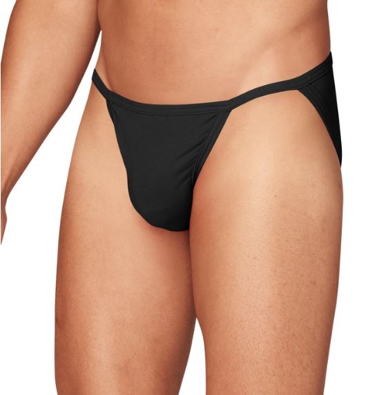 Paquete de 5 bikinis para caballero talla M marca Hanes