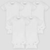 Paquete de 5 camisones pañaleros para bebé talla NB marca Gerber