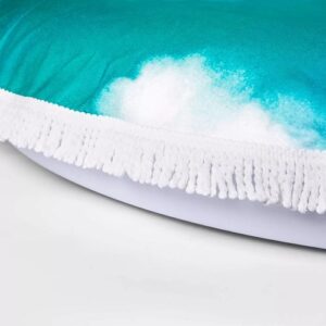 Alternative view of Flotador de piscina con tapa de toalla azul marca  Sun Squad