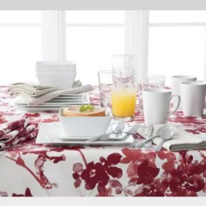 Alternative view of Juego de vajilla de 16 piezas de porcelana blanca marca Threshold