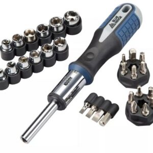 Juego de destornillador y dado 26 piezas Marca Blue Ridge