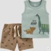 Conjunto de 2 piezas para niño Talla 6M. Marca Just One You