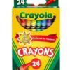paquete de 24 crayolas Marca Crayola