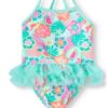 Traje de baño de una pieza para niña Talla 3T. Marca Wonder Nation