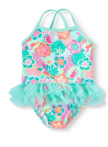Traje de baño de una pieza para niña Talla 3T. Marca Wonder Nation