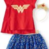 Disfraz de la mujer Maravilla Talla 5T para niña Marca DC