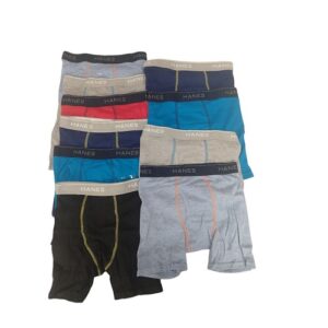 Alternative view of Paquete de 10 bóxer para niño talla L marca Hanes