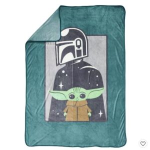 Alternative view of Manta para cama de 90x62" con diseño de "The Mandalorian" marca Disney