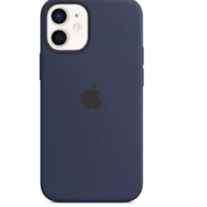Funda de silicón para iPhone 12 mini color Azul Marca Apple