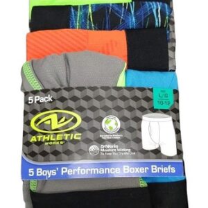 5 boxer para niño Talla L Marca Athletic works