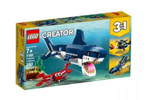 Kit de construcción de criaturas del mar Marca Lego
