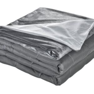 Manta de peso color gris de 20Lb. Marca Tranquility