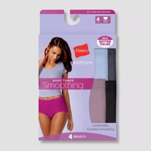 Alternative view of 4 panties para dama tipo briefs talla 9/2XL marca Hanes