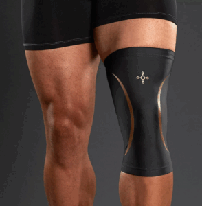 Rodilleras de compresión negra talla L/XL marca Tommie Copper Sport
