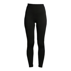 Paquete de 2 leggins color gris/negro para dama talla XL (16-18) marca Time and true