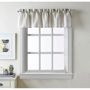Cortina para cocina de 56'' X 14'' color gris marca McKensie