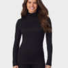 Camiseta térmica de cuello alto de elasticidad suave para mujer talla XXL marca Warm Essentials