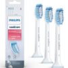 Paquete de 3 cabezales de repuestos para cepillo de dientes eléctrico marca Philips