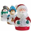 Paquete de 3 figuras navideñas con iluminación LED de 6,3  pulgadas