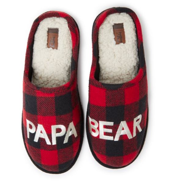 Pantuflas para caballero talla S (7-8) marca DF by Dearfoams