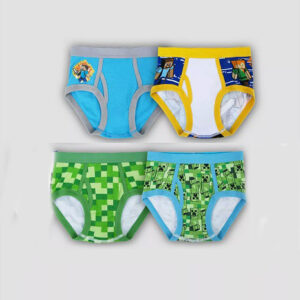Paquete de 4 calzones para niño talla 8 marca Minecraft