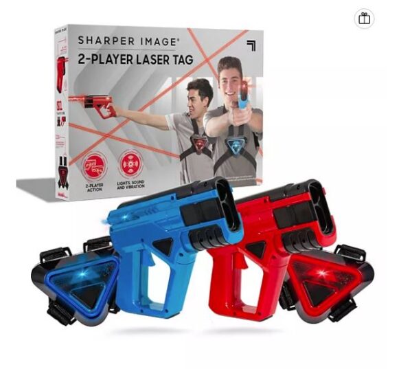 Juego de disparos láser marca Sharper Image