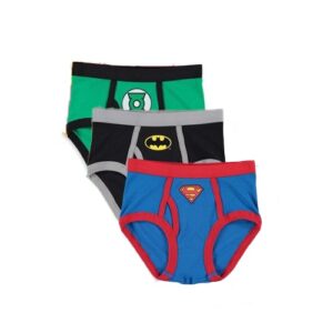 Paquete de 3 calzones para niño Talla 6 marca Justice League