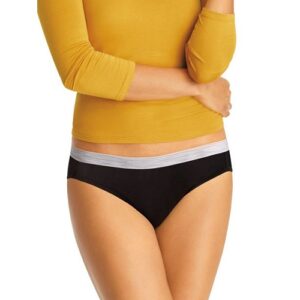 6 panties para dama tipo bikini talla 9 marca Hanes