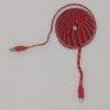 Cable lightning de 3 metros reforzado de tela color rojo