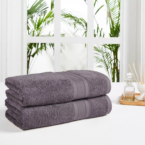 Juego de toallas de baño de algodon de 137 x 76 cm marca Trident Group - Imagen 2