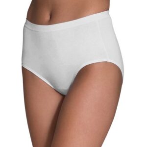 10 panties para dama tipo brief talla 9/2X marca Fruit of the Loom