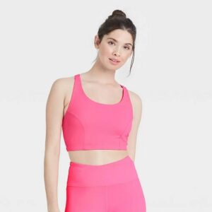 Brasier deportivo color rosa para dama talla XS marca JoyLab