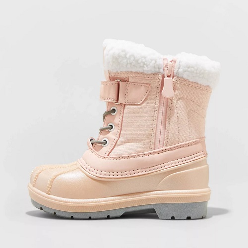 Botas de invierno para niña talla 12 marca Cat & Jack - Imagen 2