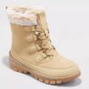 Botas de invierno impermeables para dama talla 8 marca All in Motion