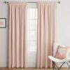 Par de paneles de cortina térmica rosa de 63" x 42" marca Room Essentials™