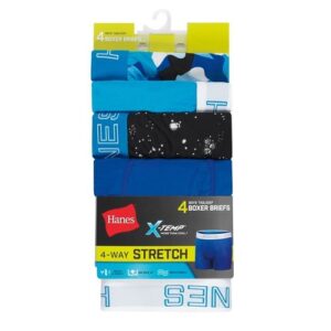 Alternative view of Paquete de 4 calzoncillos bóxer para niños talla M marca Hanes