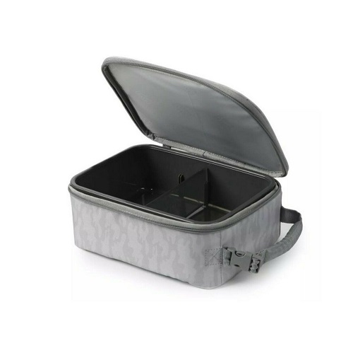 PackIt Lonchera Clásica Congelable, Color Azul Marino Cielo, Fabricada Con Tecnología EcoFreeze, Plegable, Reutilizable, Cierre De Cremallera Con Bolsillo Frontal Con Cremallera Y Asa De Hebilla