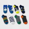 Paquete de 7 pares de calcetines con diseño de astronautas para niño talla M 9/21,5 -Cat & Jack
