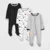 3 mamelucos para bebe talla 0-3m marca Cloud Island