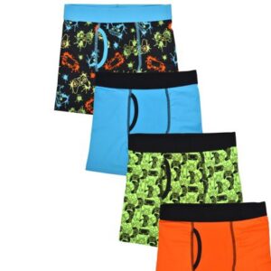 4 boxers para niño talla S (6-7) marca Atletic Works