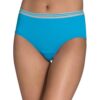 Paquete de 4 calzones de cintura baja para dama talla 2X marca Fruit of the Loom
