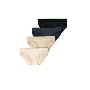 4 Calzones tipo bikini sin costuras talla XXL/9 Marca Secret Treasures
