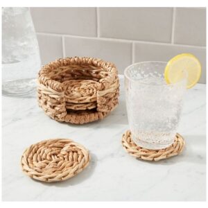 Alternative view of Paquete de 4 portavasos de ratan marca Threshold