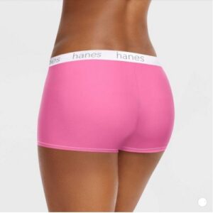Alternative view of Calzoncillos tipo bóxer elásticos para mujer, 4 unidades marca Hanes Premium